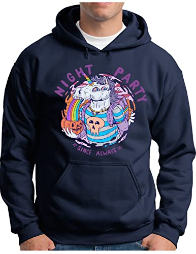 Sweat à capuche OM3 pull rainbow psychédélique pour festival et party magic mushroom XL