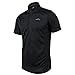 Short Sleeve Cycling Jersey Men's Quick Dry Basic Shirts Black XL