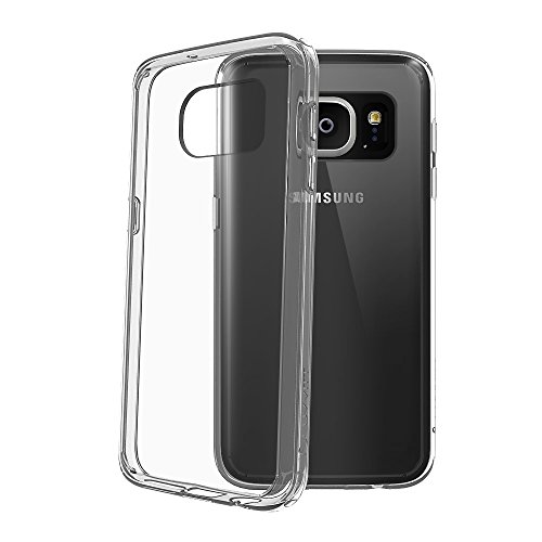 Galaxy S7 Case, Luvvitt [Clearview] Hybrid Scratch Resistant Back Cover With Shock Absorbing Bumper For Samsung Galaxy S7 - Crystal Clear #TOP5