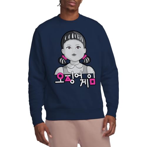 Pull Squid Game Young-hee sweatshirt mixte avec imprimé pop art graphique durable