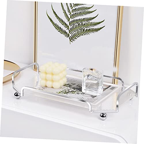 Hemoton 3311030XZ23 3Pcs Tray Tea Cup Supplies Fruit Plate Fruit Accessory Mirrored Side Table Fruit Supply Tea Cup Accessories thumb #8
