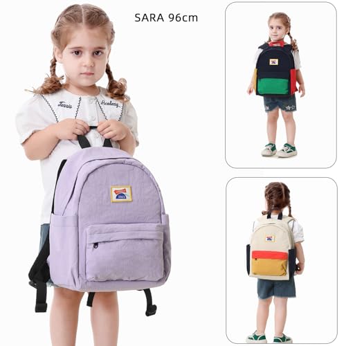 Kids Backpack for School Boys Girls Teens Toddler Backpack Waterproof Kindergarten Preschool Elementary Bookbag Children Travel Bag(Yellow Orange,Small)2
