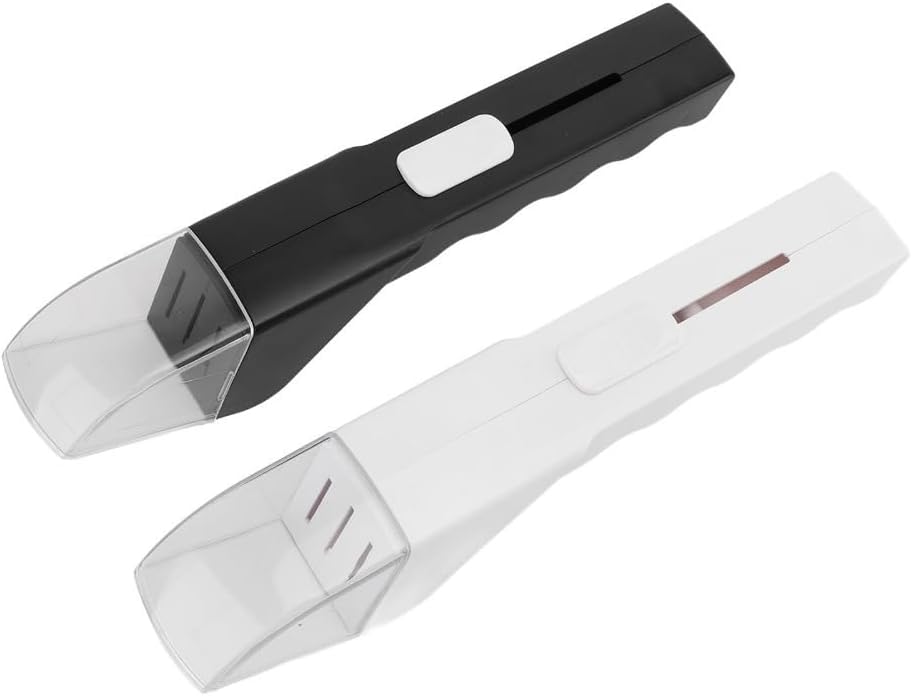 2PCS Handheld Plastic Grasshopper Observation Tool, 10.63 in Small Fauna Observation Container, White Black Outdoor Viewing Tool