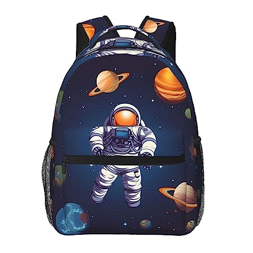 Sac à dos de voyage noir ergonomique astronaute grand volume taille unique