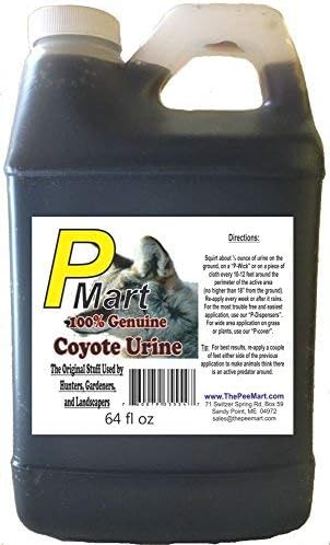 The Pee Mart - Coyote Urine 64 fl oz Bulk Filler - Full Strength!