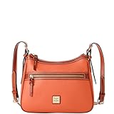 Dooney & Bourke Crossbody Bags for Women, Presley Pebble Grain Leather Crossbody Handbag with Adjustable Shoulder Strap - Coral