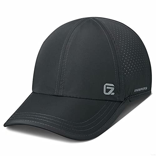 GADIEMKENSD Sport Caps Running Hat Golf Hats Mens Baseball Cap Quick Dry Lightweight Breathable Trucker Hat Outdoor Hiking Run Dad Soft Unstructured Breezy Coll Mesh Hat for Men Women Dark Gray (M/L) Cover
