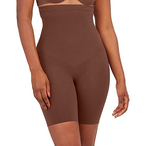 Spanx Shapewear For Women Tummy Control High-Waisted Power Short Chestnut Brown Sm One Size #TOP11