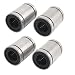 uxcell® 4 Pcs LM12UU 12mm Inside Dia Rubber Sealed Linear Ball Bearing Bushing