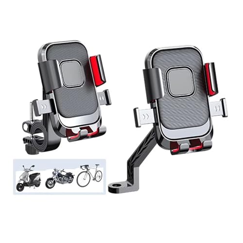 Support plaque navigation GPS moto rotatif compatible iPhone et Xiaomi