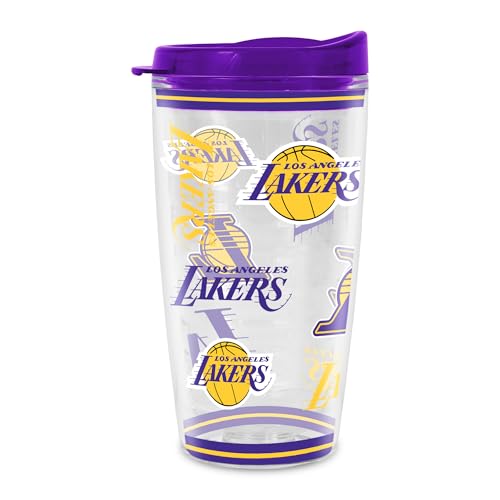 Rico Industries NBA Basketball Los Angeles Lakers Mayhem Double Wall 16oz Tritan Tumbler