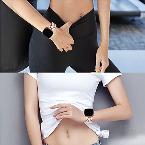 Strap Compatible For Watch Series Se/7/6/5/4/3/2/1 42Mm/44Mm/45Mm - Endiy Leather Band Replacement For - Xmas Christmas Theme Design Pattern Christmas Father #TOP4