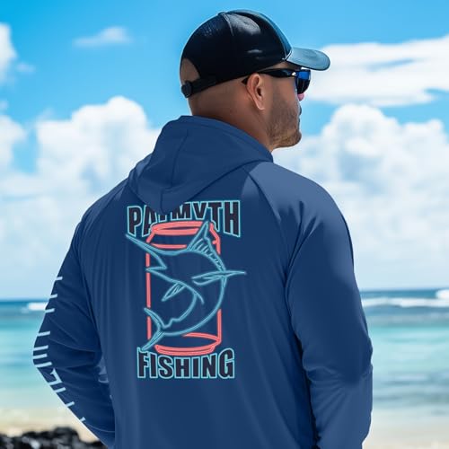 Image of Palmyth Fishing Shirts for Men Long Sleeve UPF 50+ Sun Protection Hoodie