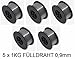 5 x 1KG Fülldraht 0,9mm SCHWEIßDRAHT MIG/MAG - 5 Rollen - ohne Gas E71T-GS FLUX CORE