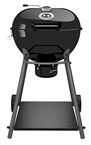 OUTDOORCHEF Kensington 570 C Parrilla Tetera Carbón vegetal Negro - Barbacoa (Parrilla, Carbón vegetal, 54 cm, Tetera, Negro, Alrededor)