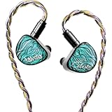 Linsoul Celest Yakshaハイブリット型ハイエンドイヤフォン 2DD+1BA+1プラナドライバーの構造を採用し 熟練エンジニアによる精密チューニング 安定かつ高耐久な接続設計 伝送性能を支えるプレミアムケーブル カナル型 脱着式ハイエンド中華製イヤホン (グリーン-3.5mm)