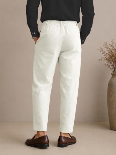 Image of TAGDO Men's Solid Colour Pant with Pocket || Casual Trosuer || Formal Trouser || Formal Slim Fit Pleated Pants for Men (2049)