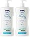 Chicco Baby Moments Bagno Shampoo Senza Lacrime per Cute Sensibile e Capelli Sottili dei Neonati, 0+ Mesi - 750 ml (Confezione da 2) immagine