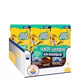 Latte e Cacao Pronto da Bere Senza Lattosio, 3 x 180 ml, Bevanda UHT con Latte 100% Italiano, Fonte di Calcio e Vitamina D, Confezione Multipla da 3/6/9 Pezzi (3 PEZZI)
