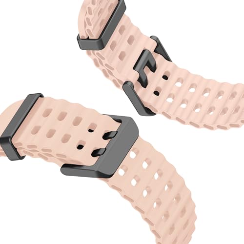 Image of ACM Watch Strap Silicone Belt 22mm compatible with Universal 22mm Size Replacement Strap Smartwatch Sports Classic Band
