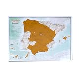 Poster Mappa Rascar Spagna e Portogallo - 59 x 42 cm