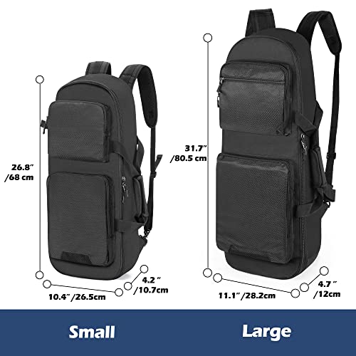 Dsleaf Snow Shoes Bag For 25”-30” Snowshoes, Snowshoe Backpack Holds A Pair Of Poles, Gloves And Other Accessories, Suitable For Hiking And Climbing (Patent Design), Bag Only #TOP4