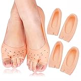 RMISODO 3 Pairs Silicone Gel Moisturizing Socks, Non-Slip Soft Silicone Socks, Cracked Foot Preventi