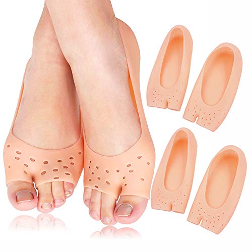 Rmisodo 3 Pairs Silicone Gel Moisturizing Socks, Non-Slip Soft Silicone Socks, Cracked Foot Prevention Socks, High Elastic Anti-Cracking Protectors Foot Care Tool With Breathable Hole For Women Men #TOP22