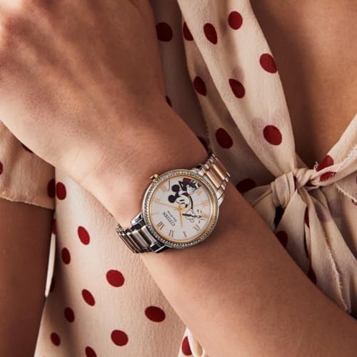 CITIZEN Ladies' Eco-Drive Mickey Mouse 36mm Stainless Steel FE7044-52W by CITIZEN - Used condition - Image 4