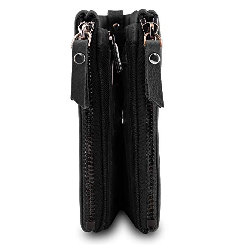 Genuine Leather Multipurpose Bifold Wallet - RFID Blocking - Unisex3