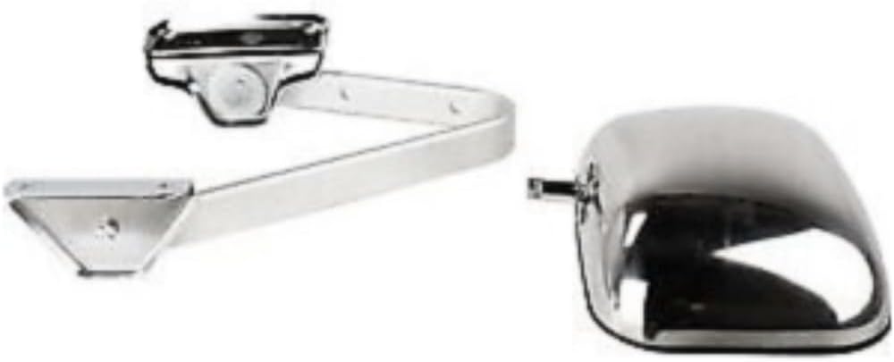 Pair Set of 2 Mirrors Driver & Passenger Side for Ford for F250 1987-1997 for F350 1980-1995 Truck Left Right (Chrome)