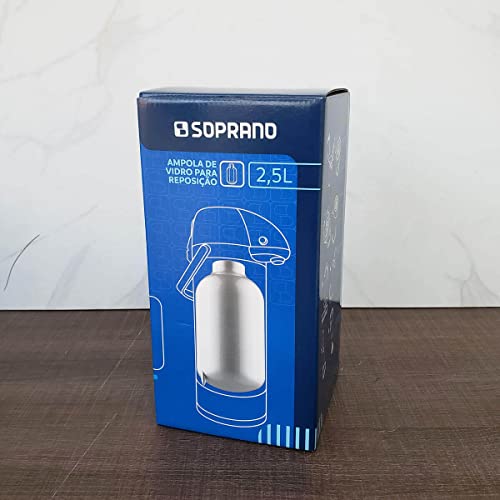 Ampola Térmica de Vidro Com Vedação Exclusiva 2,5 Litros - Soprano