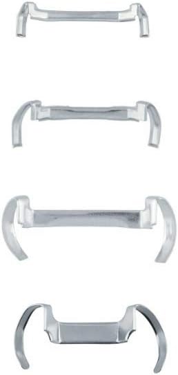 14k White/Yellow Gold Filled Metal Ring Guard - Small Medium Large Extra Large (Pack of 4) (White)