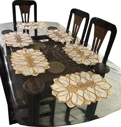 Image of Dakshya Industries PVC Waterproof Heat Rasistant Non Slip Dining Table Placemat