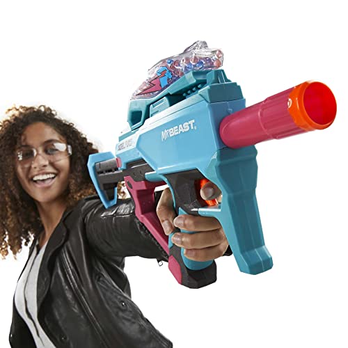 Nerf Pro Gelfire X MrBeast Blaster, 1600 Gelfire Rounds, 300 Round Hopper, Rechargeable Battery, Eyewear - Image 12