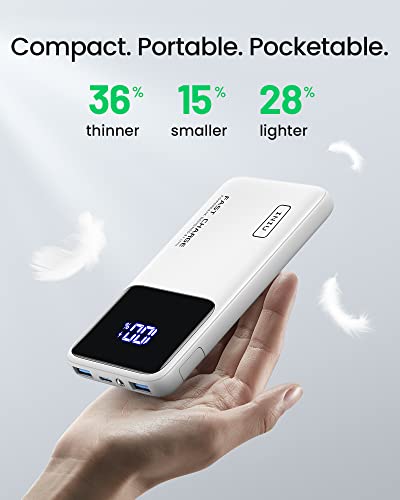 Iniu Portable Charger, 22.5W Pd 10500Mah Power Bank, Usb C Fast Charging Battery Pack, Phone Charger With Phone Holder Compatible With Iphone 14 13 12 11 Pro Xs 8 Samsung S20 Google Lg Airpods Ipad #TOP2