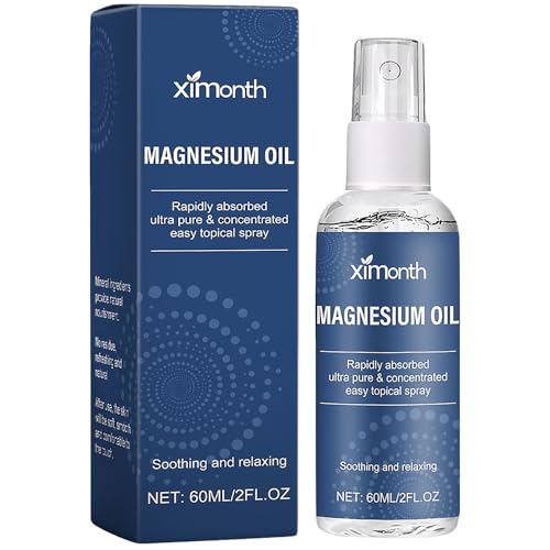 Magnesio Para Dormir,Aceite De Magnesio Para Pies,Magnesio Spray,Organic Magnesium Spray,Aceite De Magnesio Natural Orgánico En Spray,Para Deportes Y Relajación Muscular