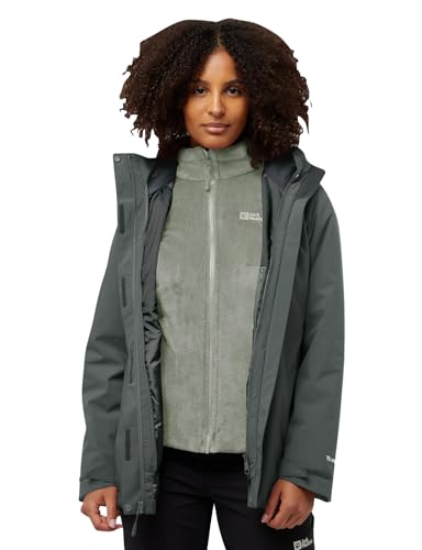 Doudoune Jack Wolfskin Ather Down manteau chaud femme avec capuche sport