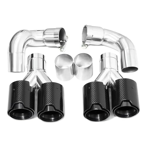 Embout échappement pour BMW G60 G61 520i 530i quadruple silencieux carbone