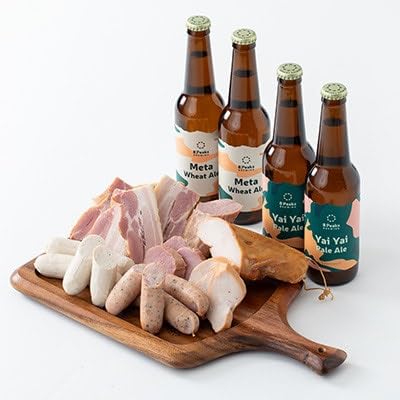 八ヶ岳のハム・ソーセージ&クラフトビールのコラボセット(ペアリングが楽しい)