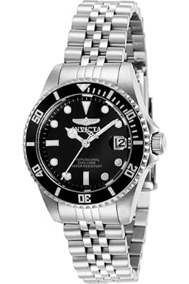 Invicta 29186 Pro Diver Orologio da Donna acciaio inossidabile Quarzo quadrante nero