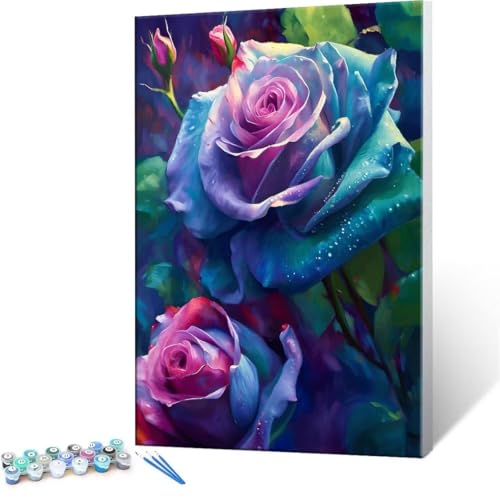 DIY G J[ [Y Paint by Numbers hG Lbg l ʂ肦 q̗phGLoXNtg LoXA[g uVƃANG̋, CeA rO, ւ̃Mtg 70x90cm (t