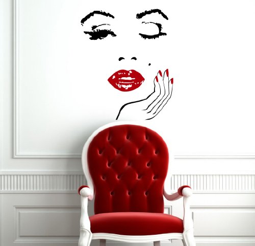 Wall Decals Hair Salon Beauty Salon Barbershop Hairdressing Salon Nail Salon Decor Girl Face Vinyl Sticker Manicure Wall Decor Murals Wall Decal by DecorimDecorWallDecal