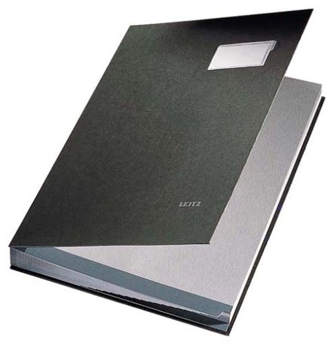 Preisvergleich Produktbild Leitz 57010095 Unterschriftsmappe, 10 Fächer, Überzug PP, schwarz