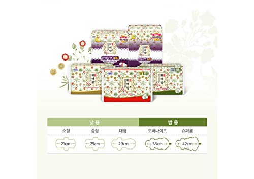 Tg153 Sofy Body Fit Guierang Korea Herbal Sanitary Pads,Medium 9.8Inch(25Cm),20Pcs #TOP5