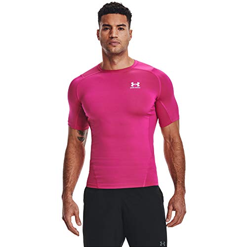 Image of Under Armour Men's UA HG Armour Comp SS Short Sleeve Functional Shirt Quick Dry T-Shirt with Compression Fit