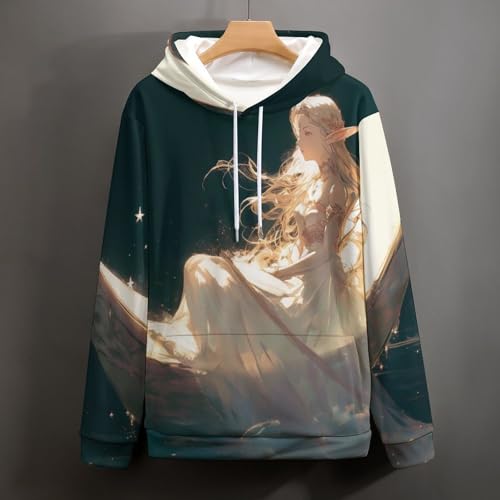 Pullover Fille Elfe Bateau Lunaire en maille douce | Sweat haut de gamme et durable