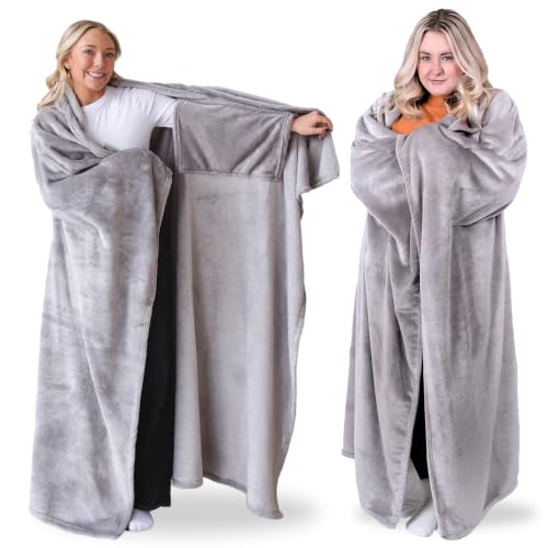 Super Blanky Wearable Blankets for Women, Comfy Wearable Blanket Men, Cozy Gifts for...