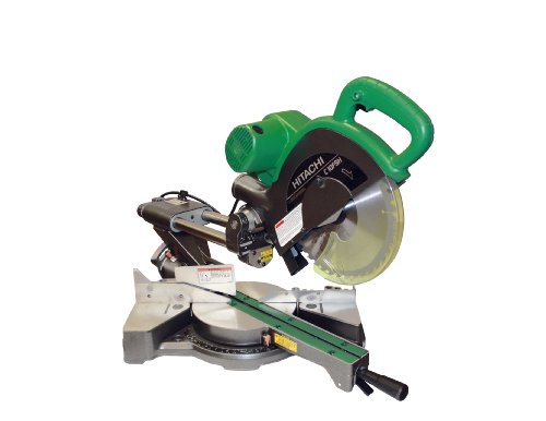 Hitachi C10FSHPS 12-Amp 10-Inch Sliding Dual Compound Miter Saw with Laser Marker