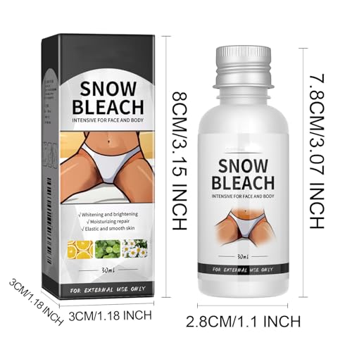 Generic Snow Bleach Cream for Private Part, Intimate Areas-Underarm, Neck, Armpit, Knees, Elbows, Dark Spot Remover Cream 30ml